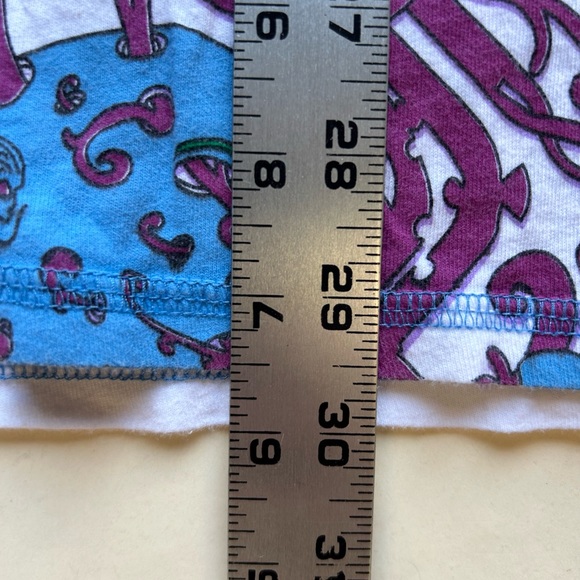 2000s Streetwear psychedelic all over print short sleeve Tshirt, new unworn cond - Picture 7 of 7